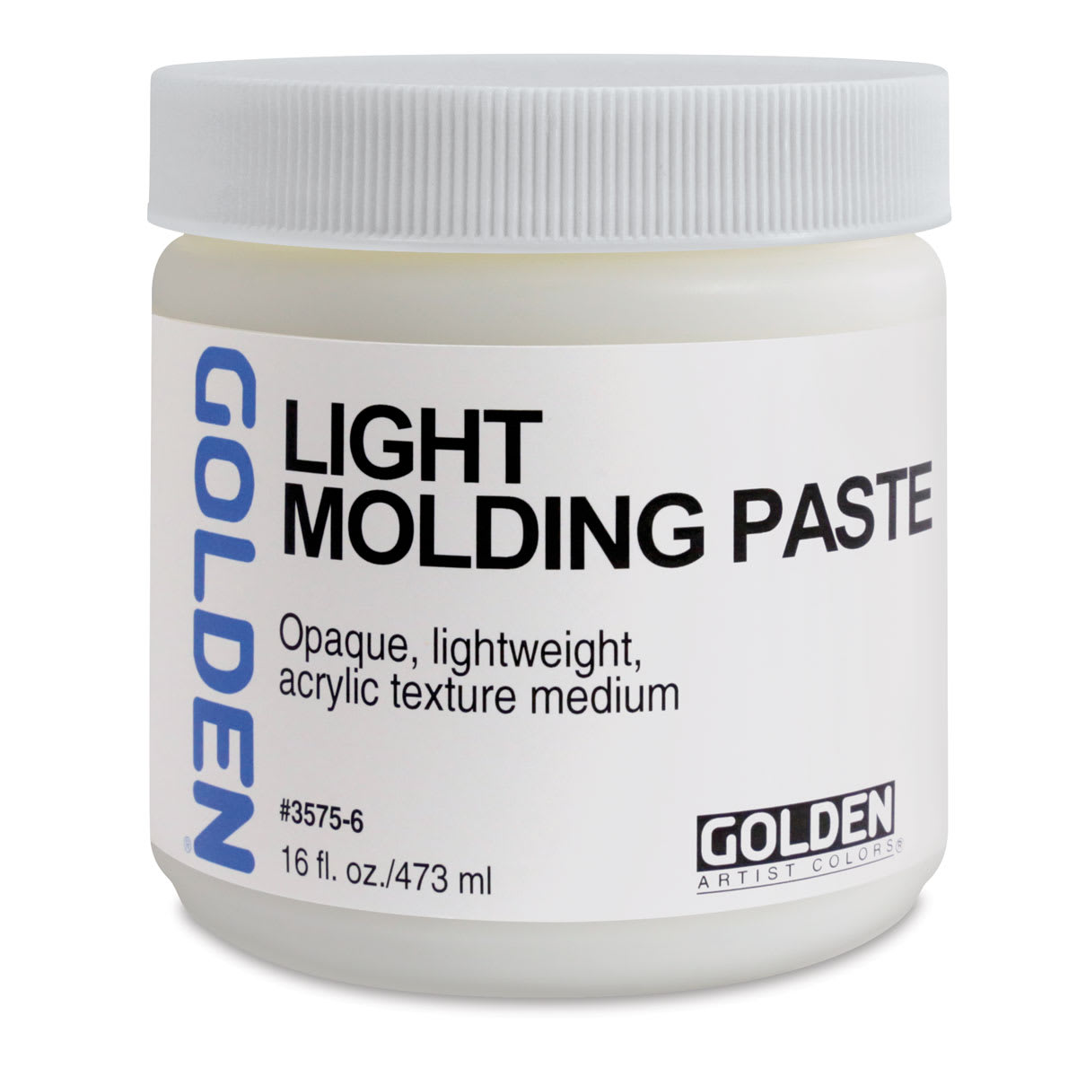 Golden Light Molding Paste Medium - 16 oz jar Golden Light Molding Paste Medium - 16 oz jar
