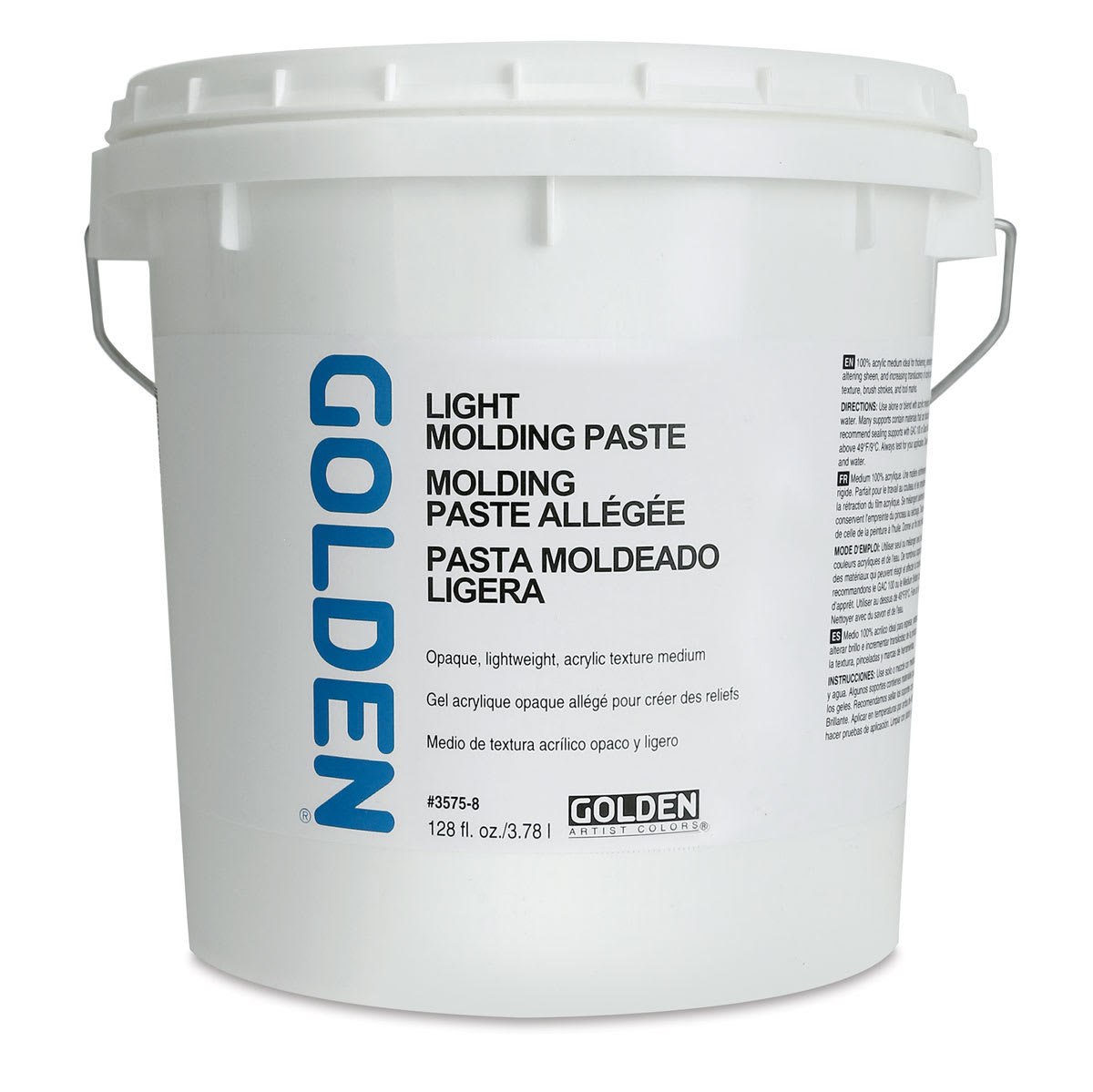 Golden Light Molding Paste Medium - 128 oz tub