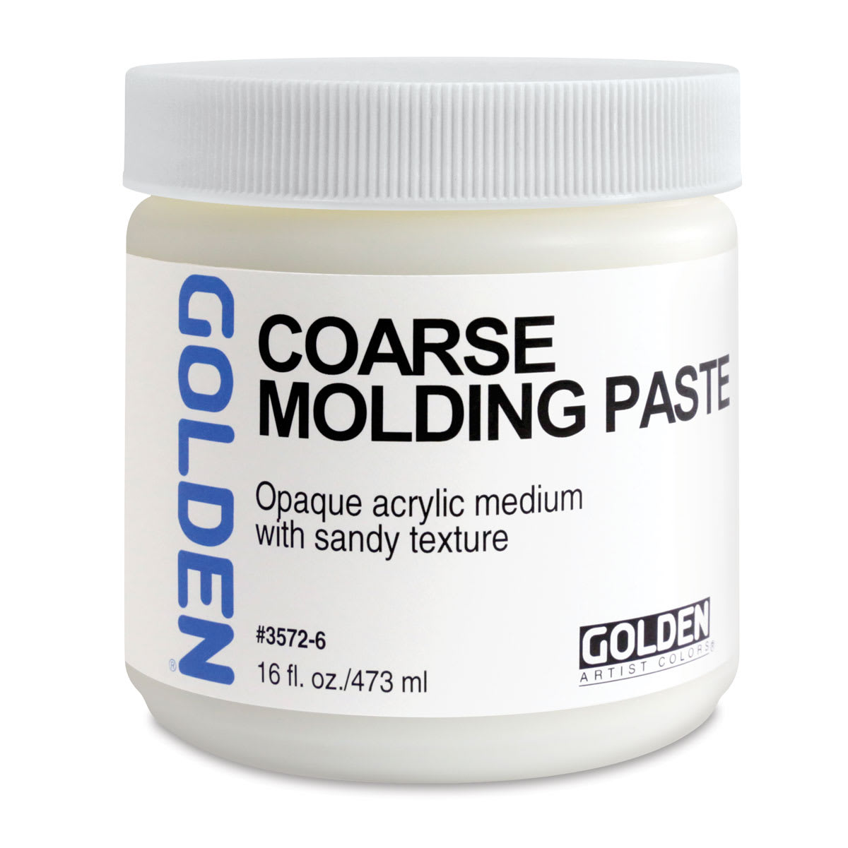 Golden Molding Paste Medium - Coarse, 16 oz jar Golden Molding Paste Medium - Coarse, 16 oz jar
