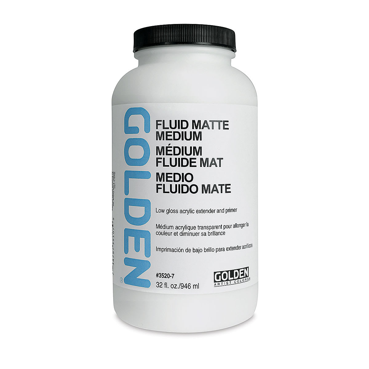Golden Fluid Medium - Matte, 32 oz jar