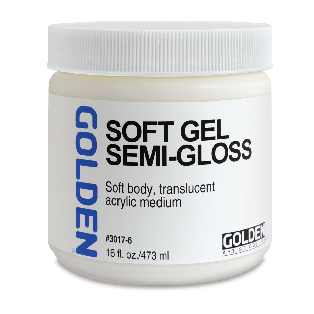 Golden Soft Acrylic Gel Medium - Semi-Gloss, 16 oz jar Golden Soft Acrylic Gel Medium - Semi-Gloss, 16 oz jar
