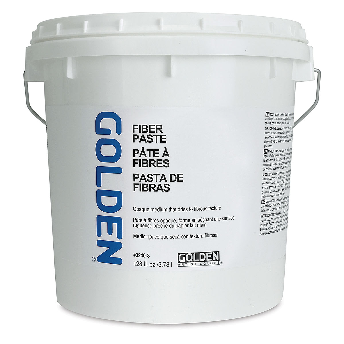 Golden Fiber Paste, 128 oz tub