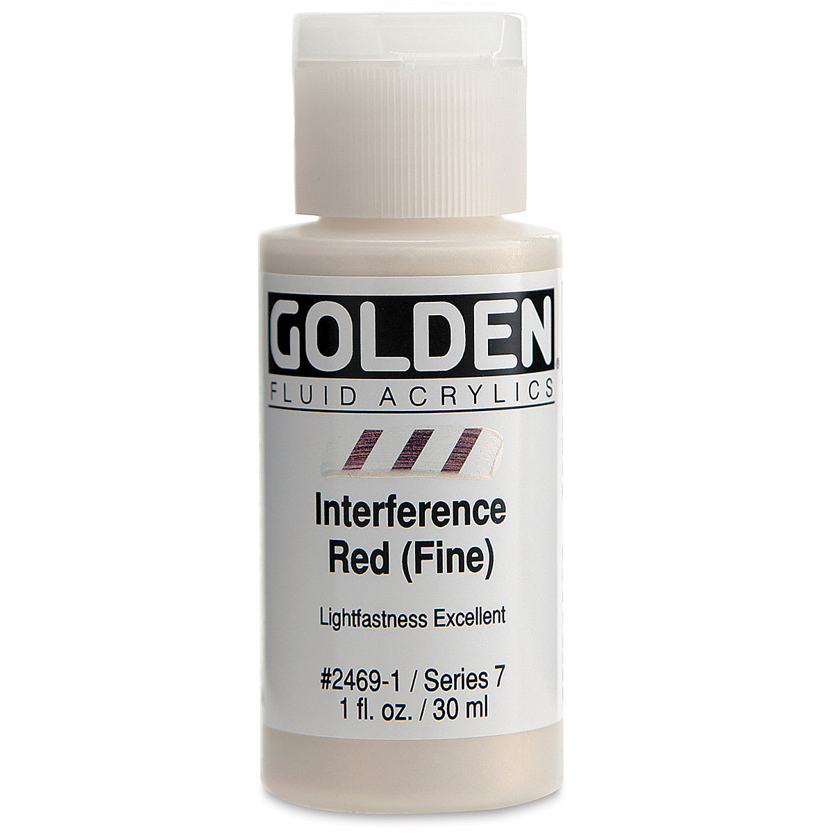Golden Fluid Acrylics - Interference Red (Fine), 1 oz bottle