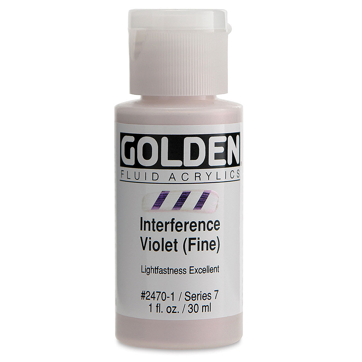 Golden Fluid Acrylics - Interference Violet (Fine), 1 oz bottle
