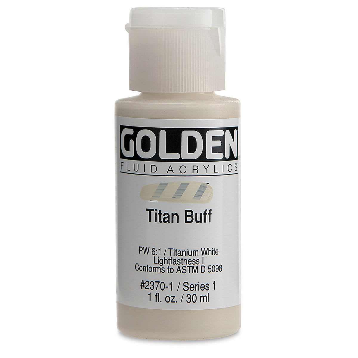 Golden Fluid Acrylics - Titan Buff, 1 oz bottle
