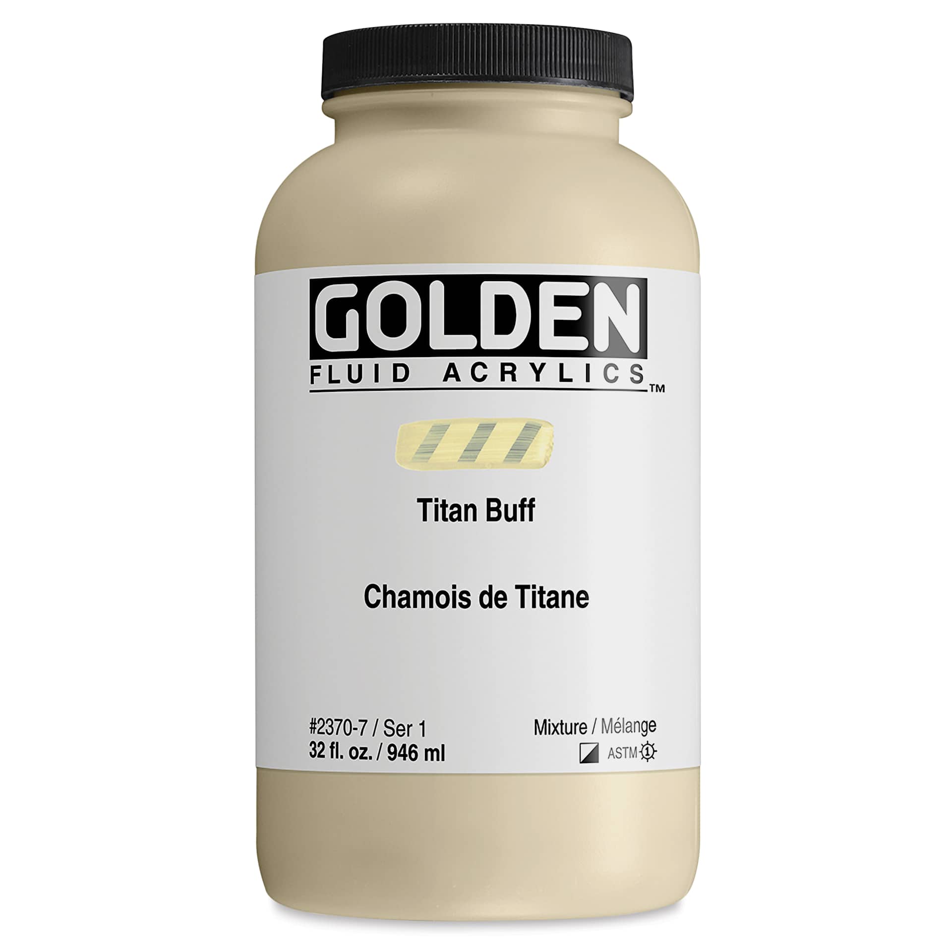 Golden Fluid Acrylics - Titan Buff, 32 oz