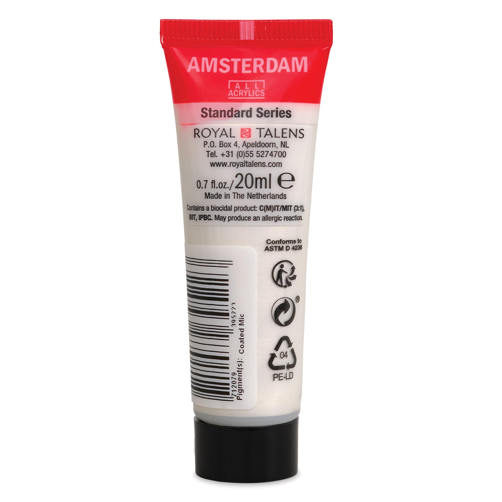 Amsterdam Standard Series Acrylic - Pearl White, 20 ml Tube back