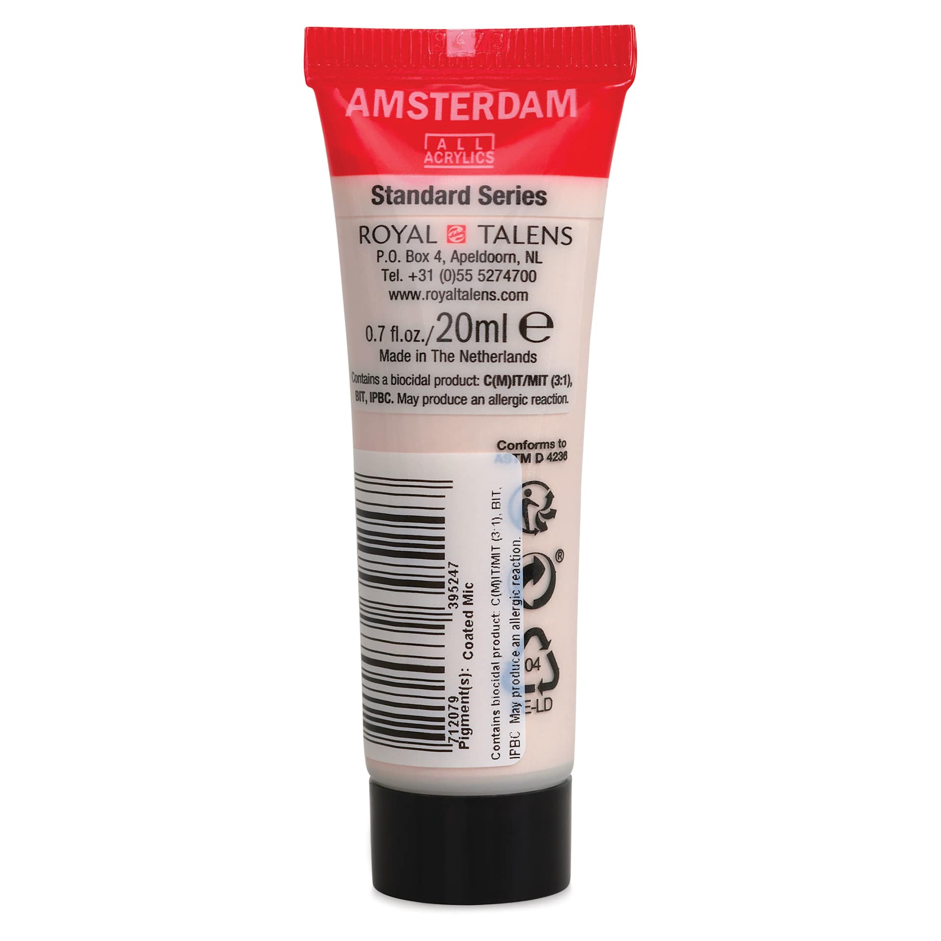 Amsterdam Standard Series Acrylic - Pearl Red, 20 ml Tube back