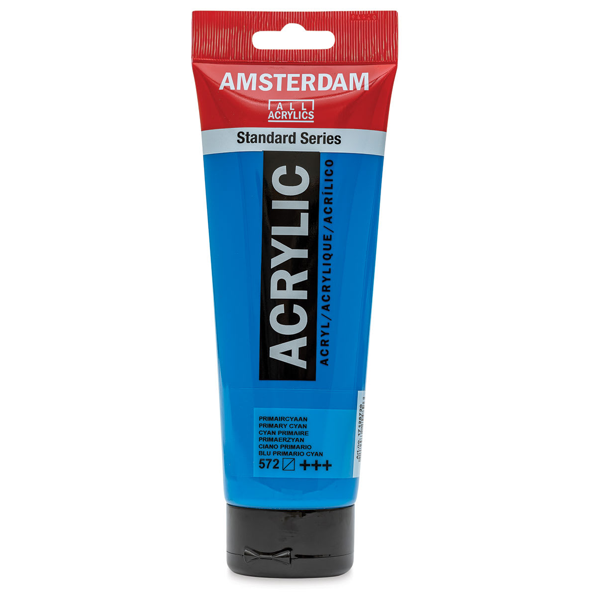 Amsterdam Standard Series Acrylic - Primary Cyan, 250 ml, Tube (Front) Amsterdam Standard Series Acrylic - Primary Cyan, 250 ml, Tube (Front)