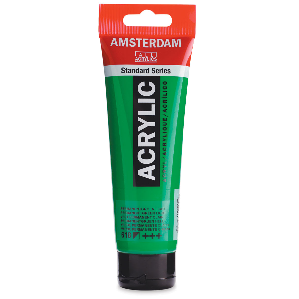 Amsterdam Standard Series Acrylic - Permanent Green Light, 120 ml Tube