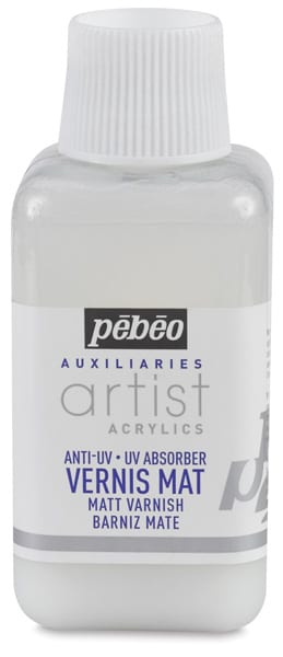 Acrylic Polymer Varnishes - Front of 250 ml Matte Varnish