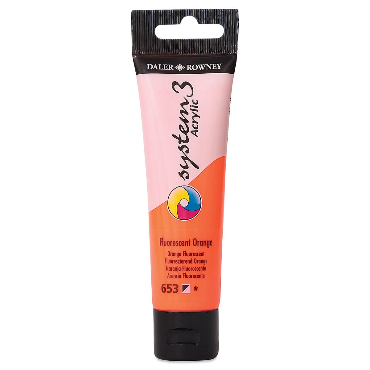 Daler-Rowney System3 Acrylic - Fluoresent Orange, 59 ml