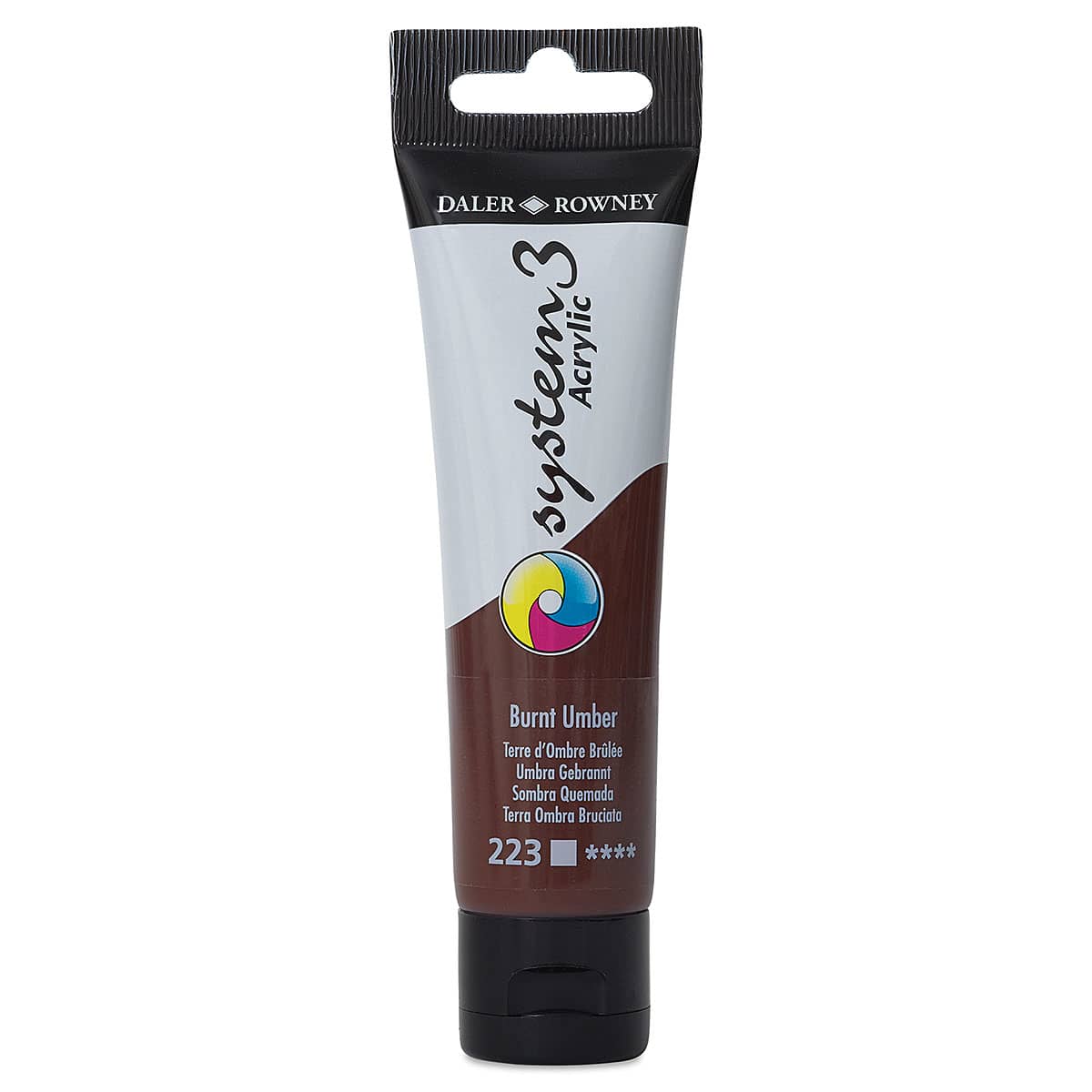 Daler-Rowney System3 Acrylic - Burnt Umber, 59 ml Daler-Rowney System3 Acrylic - Burnt Umber, 59 ml
