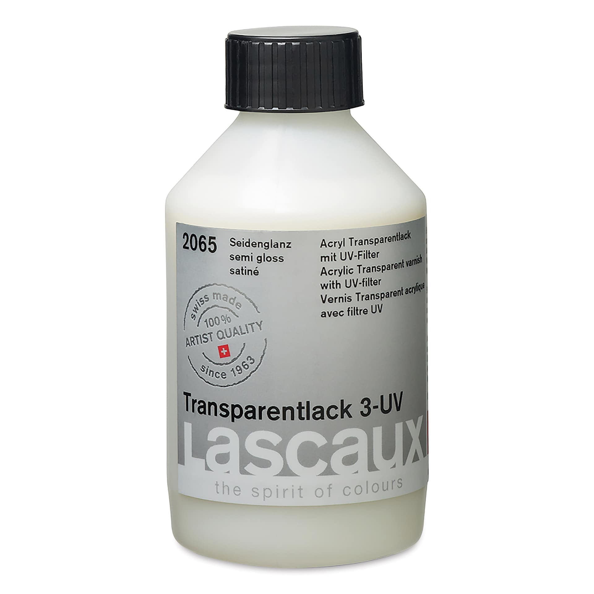 Lascaux UV Varnish - Semi Gloss, 250 ml bottle Lascaux UV Varnish - Semi Gloss, 250 ml bottle