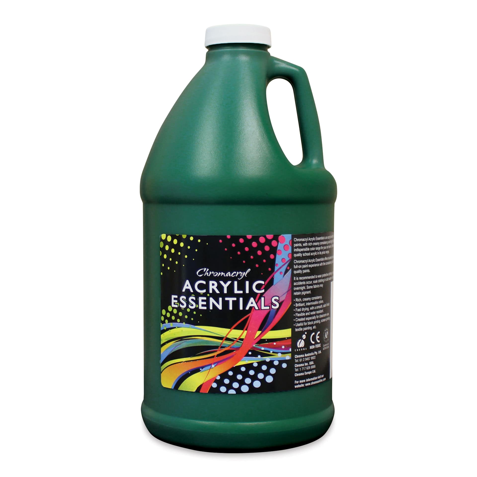 Chromacryl Acrylic Essentials - Green Deep, 2 L