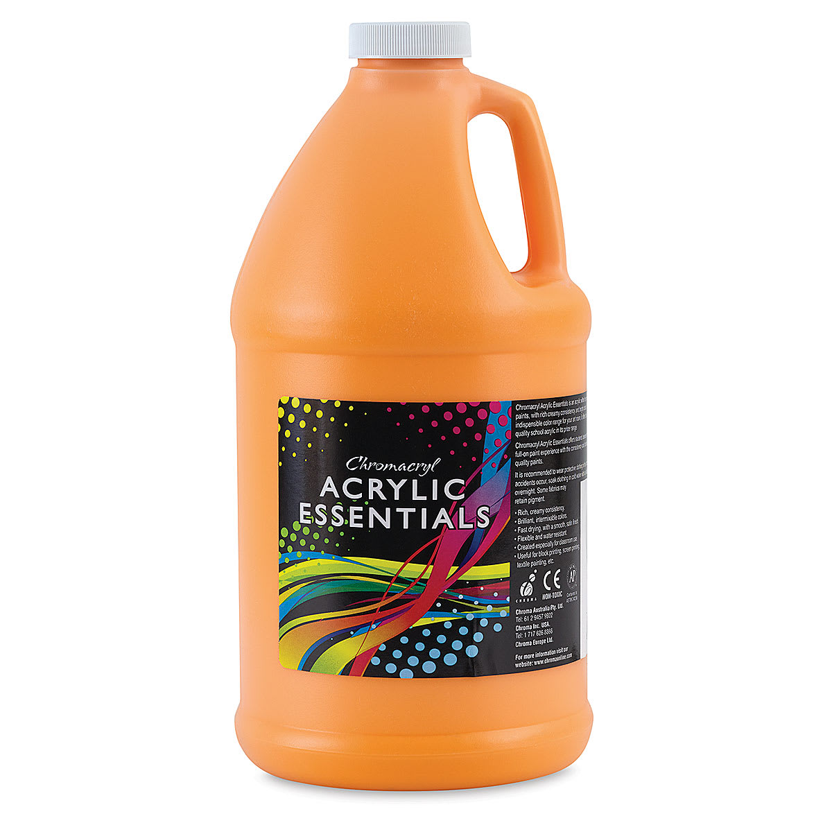 Chromacryl Acrylic Essentials - Warm Yellow, 2 L Chromacryl Acrylic Essentials - Warm Yellow, 2 L