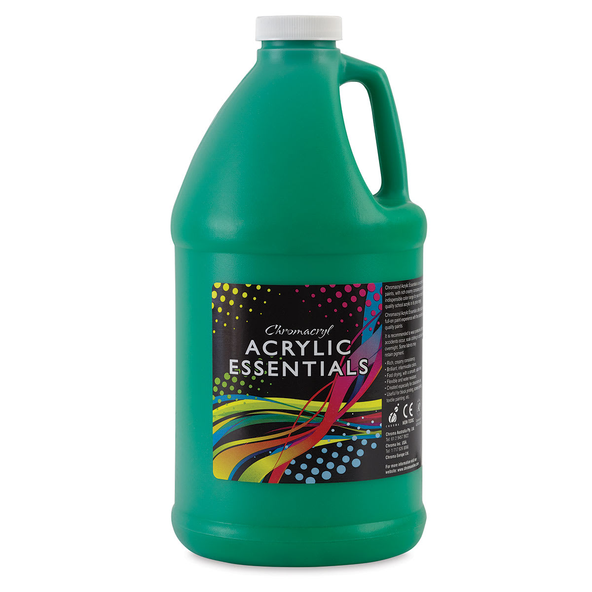 Chromacryl Acrylic Essentials - Green, 2 L Chromacryl Acrylic Essentials - Green, 2 L