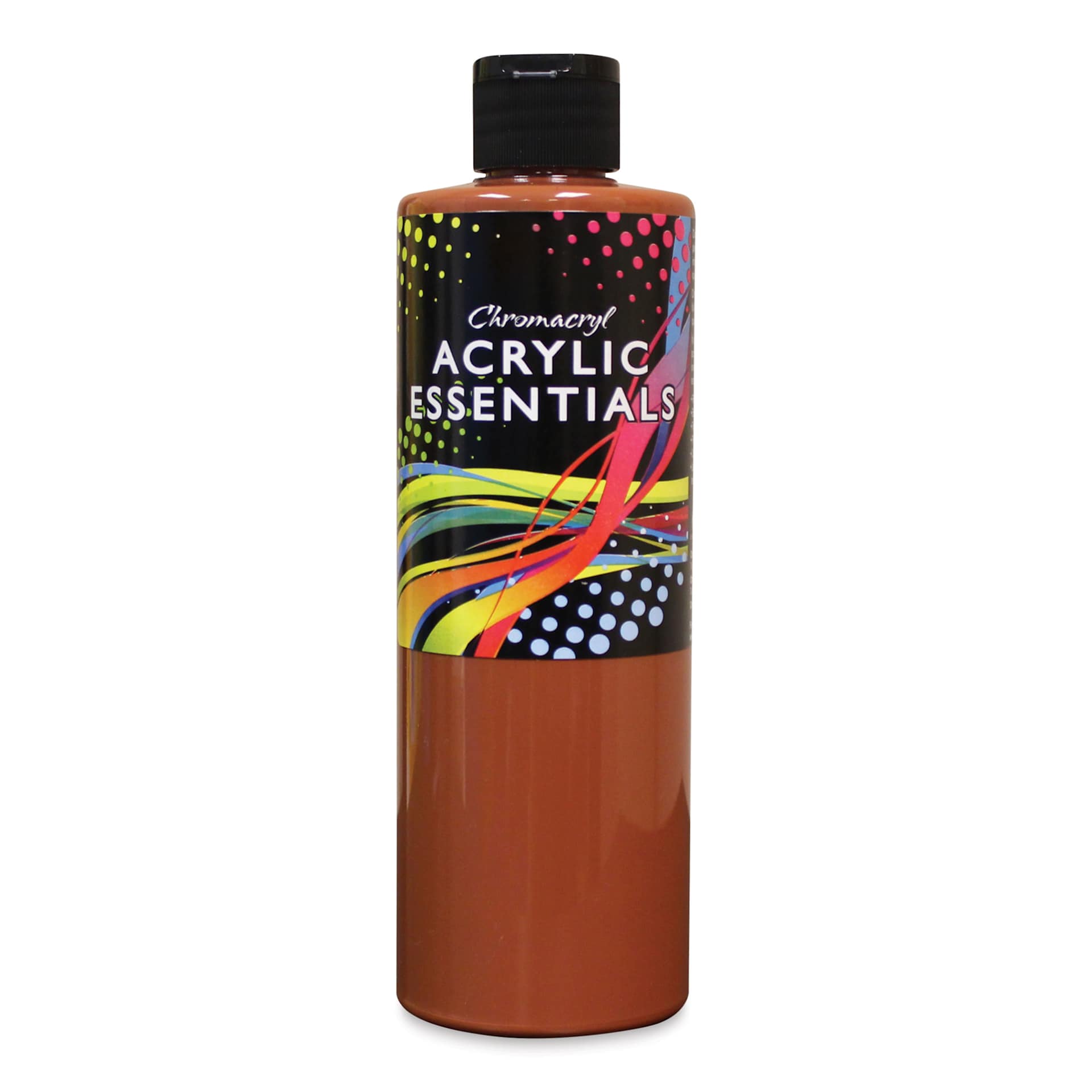 Chromacryl Acrylic Essentials - Burnt Sienna, 500 ml bottle