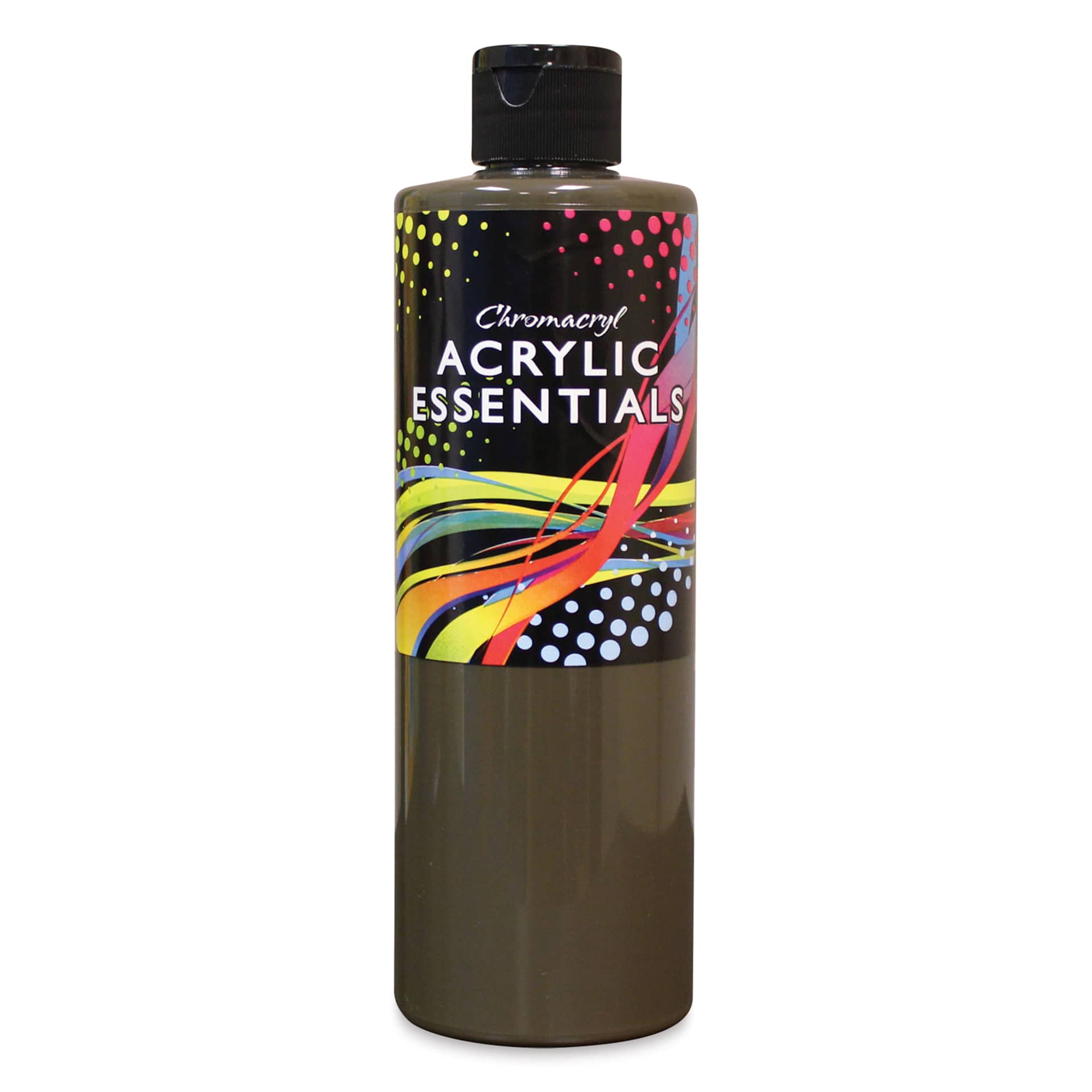 Chromacryl Acrylic Essentials - Raw Umber, 500 ml bottle