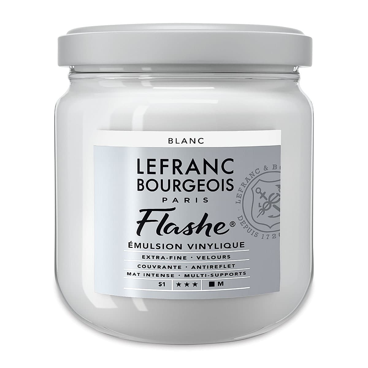 Lefranc & Bourgeois Flashe Vinyl Paint - White, 400 ml jar Lefranc & Bourgeois Flashe Vinyl Paint - White, 400 ml jar