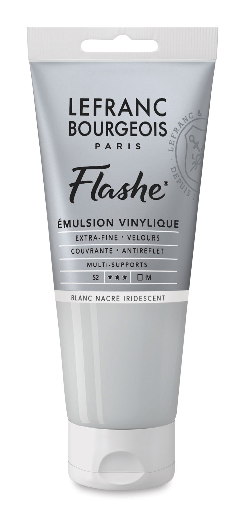 Lefranc & Bourgeois Flashe Vinyl Paint - Iridescent Pearl White, 80 ml Lefranc & Bourgeois Flashe Vinyl Paint - Iridescent Pearl White, 80 ml