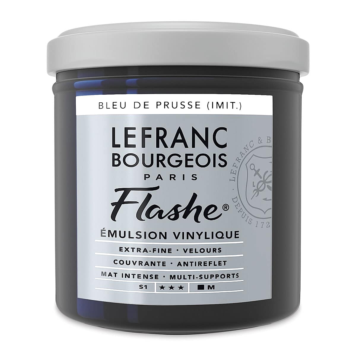 Lefranc & Bourgeois Flashe Vinyl Paint - Prussian Blue Hue, 125 ml jar