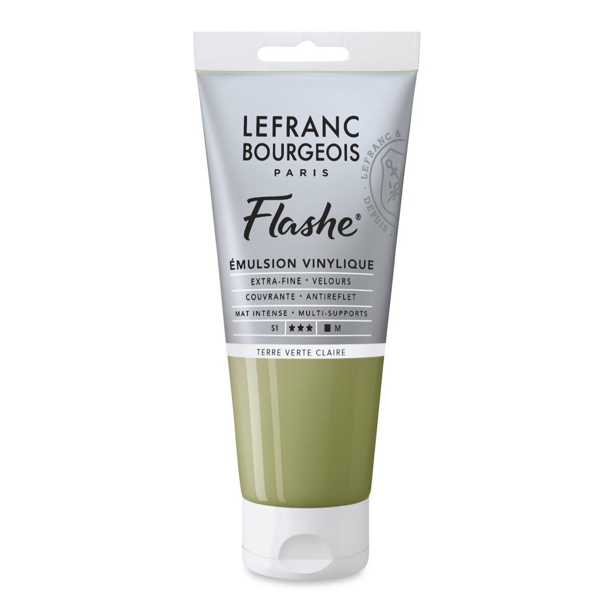 Lefranc & Bourgeois Flashe Vinyl Paint - Light Green Earth, 80 ml Lefranc & Bourgeois Flashe Vinyl Paint - Light Green Earth, 80 ml