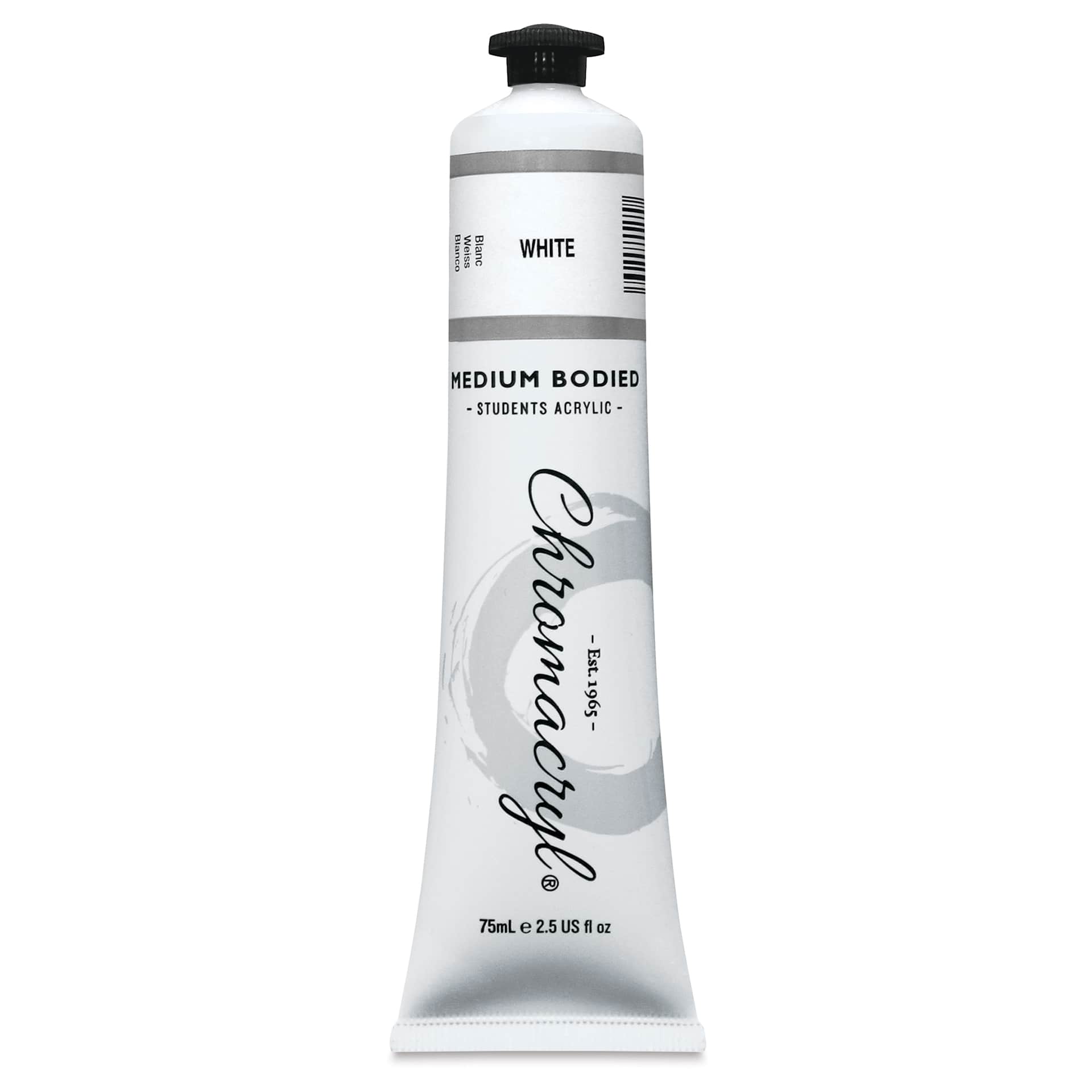 Chromacryl Students' Acrylics - White, 2.5 oz tube Chromacryl Students' Acrylics - White, 2.5 oz tube