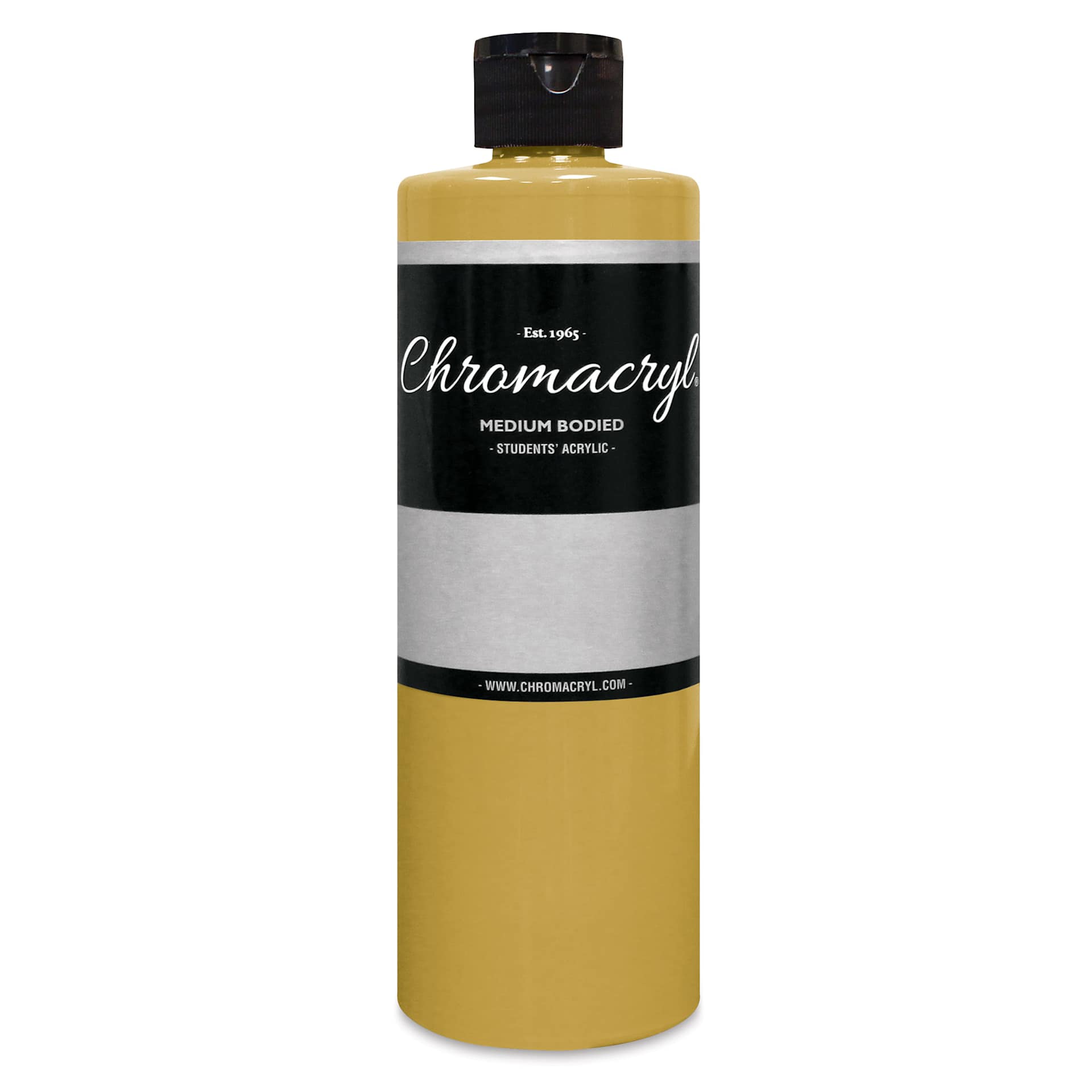 Chromacryl Students' Acrylics - Gold, 16 oz bottle