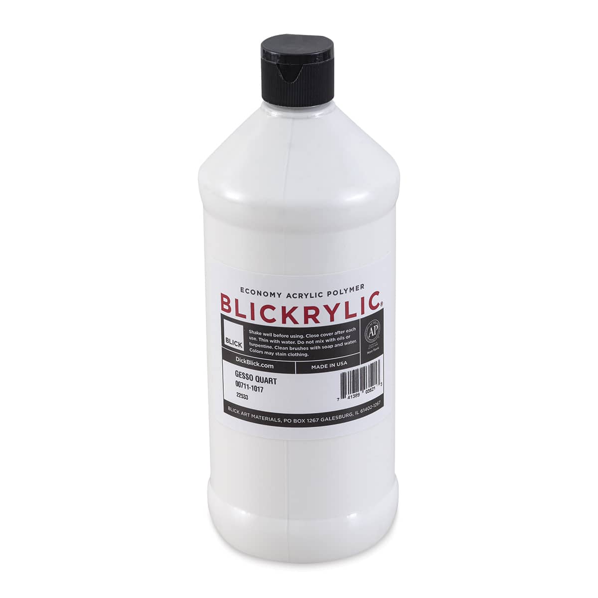 Blickrylic Gesso - Quart Blickrylic Gesso - Quart