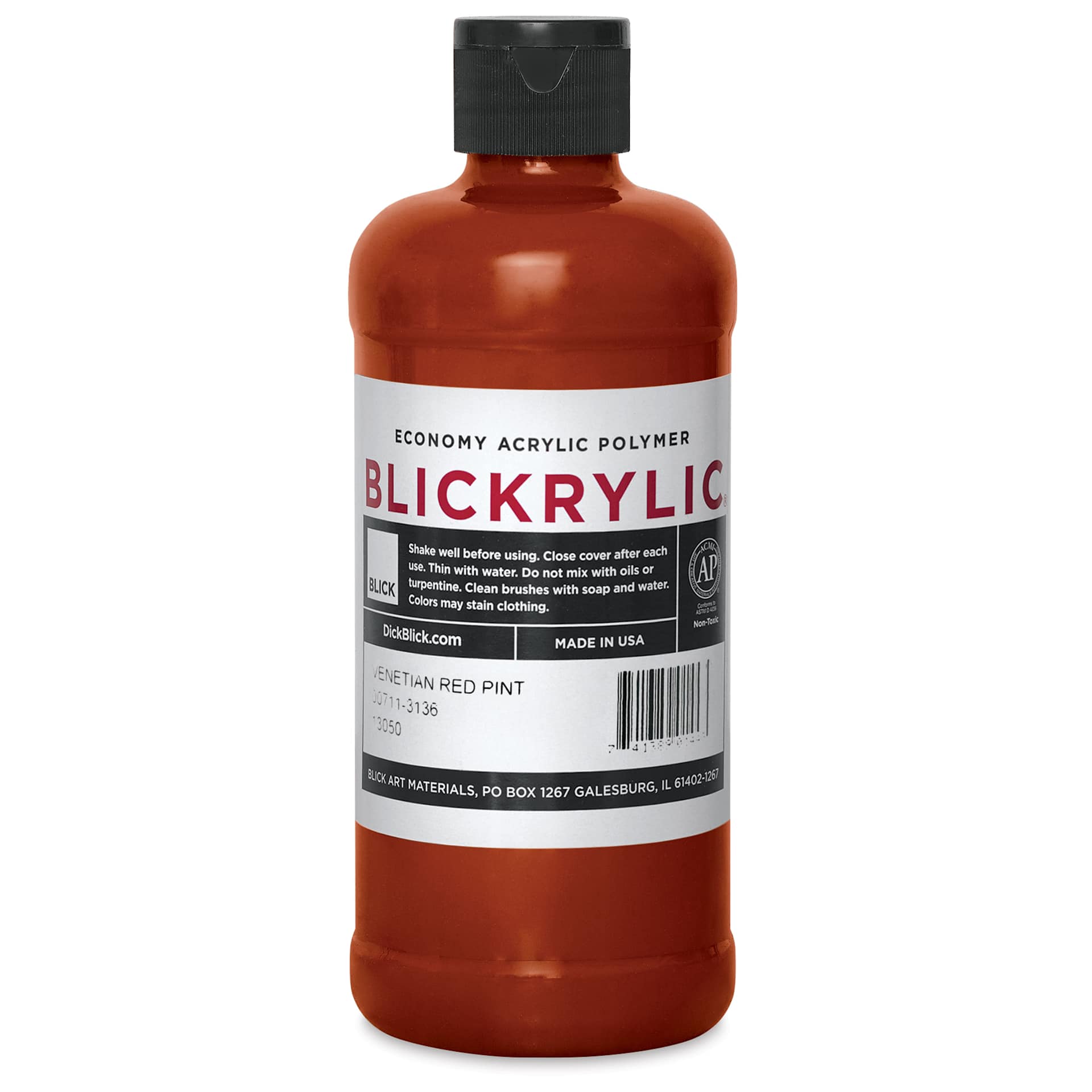 Blickrylic Student Acrylics - Venetian Red, Pint