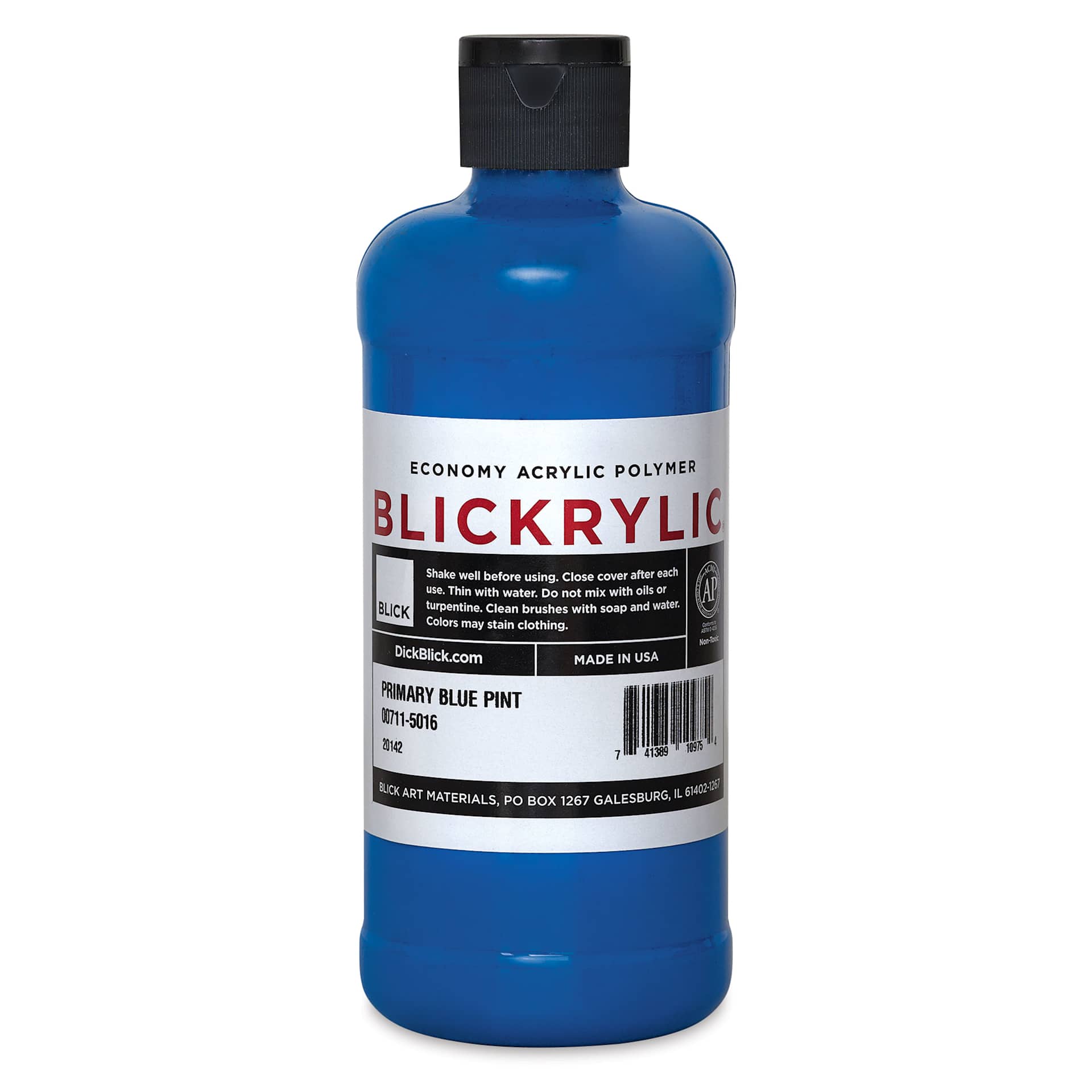 Blickrylic Student Acrylics - Primary Blue, Pint
