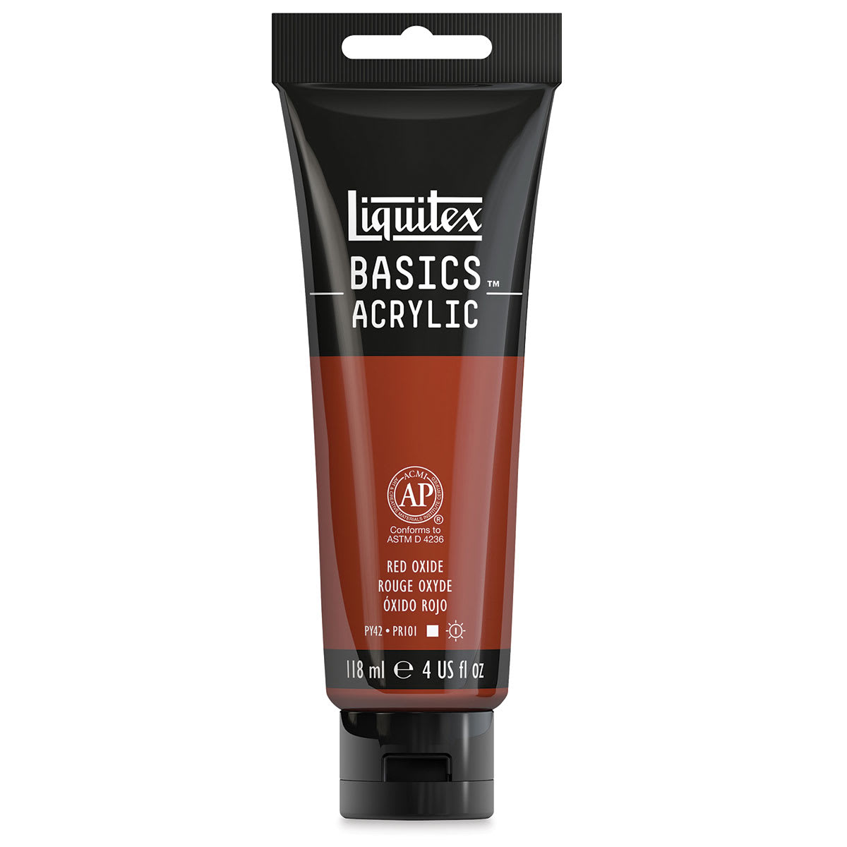 Liquitex Basics - Red Oxide, 4 oz tube