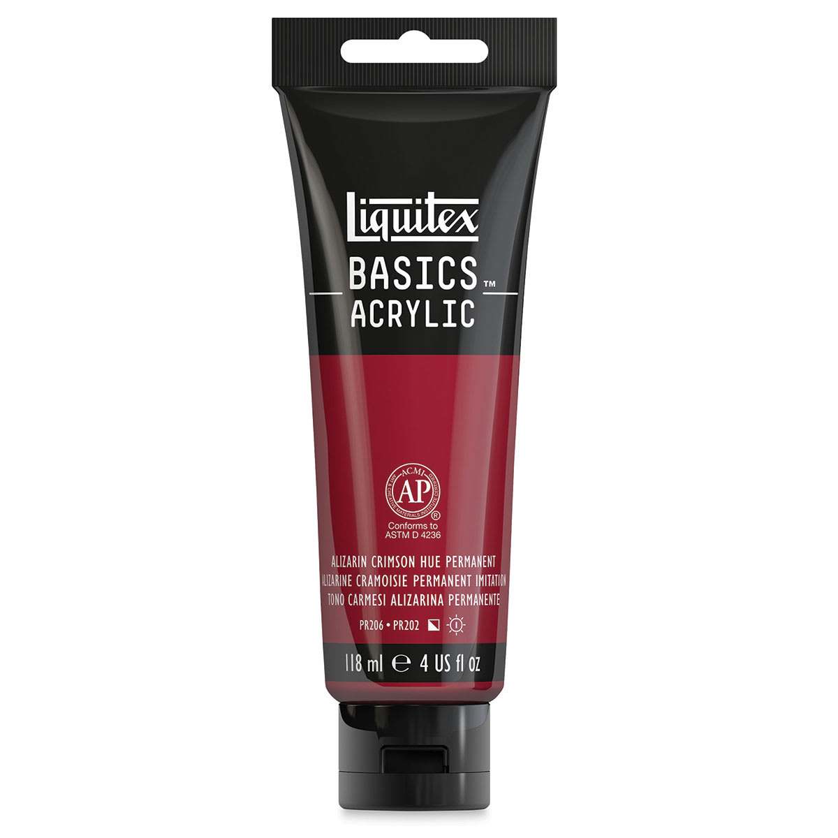 Liquitex Basics - Alizarin Crimson Hue, 4 oz tube