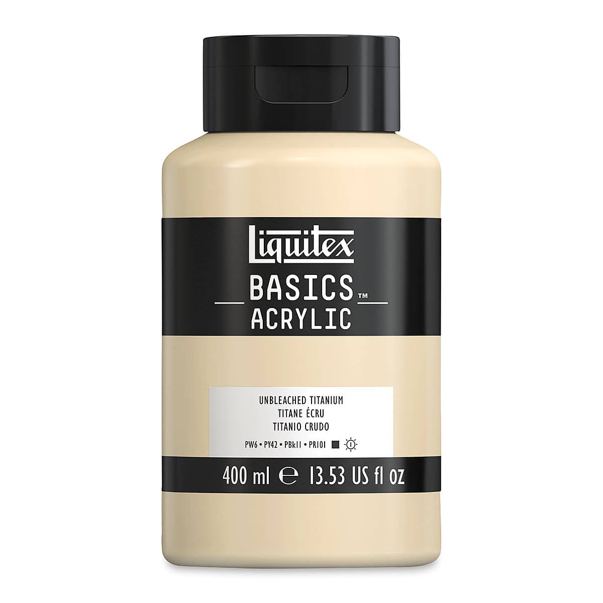 Liquitex Basics - Unbleached Titanium, 13.5 oz Squeeze Bottle