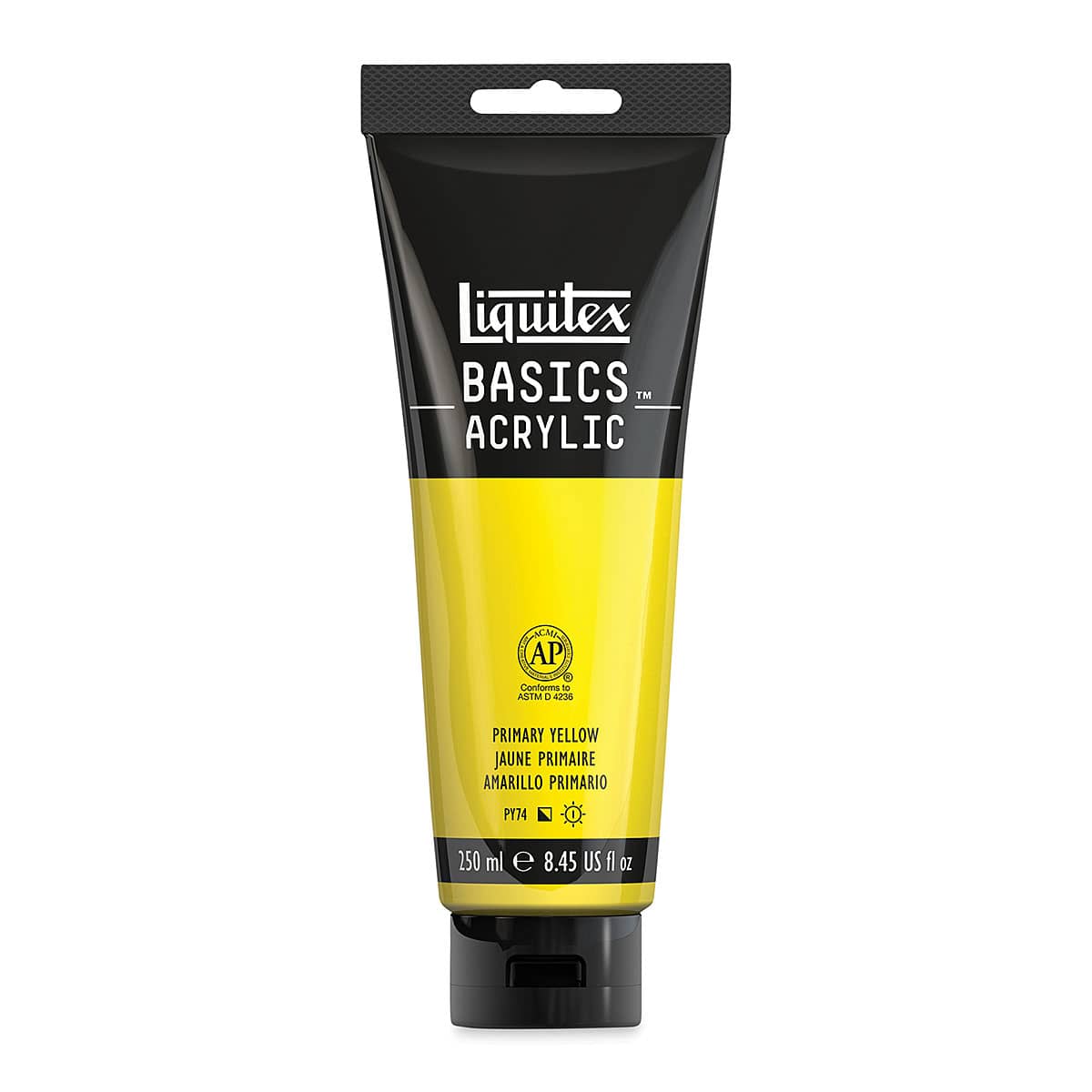 Liquitex Basics - Primary Yellow, 8.5 oz tube