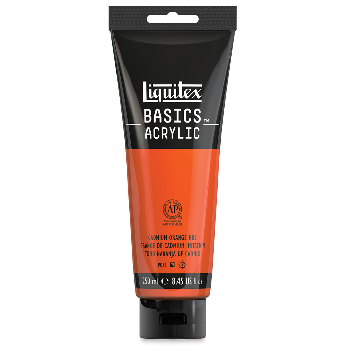 Liquitex Basics - Cadmium Orange Hue, 8.5 oz Tube