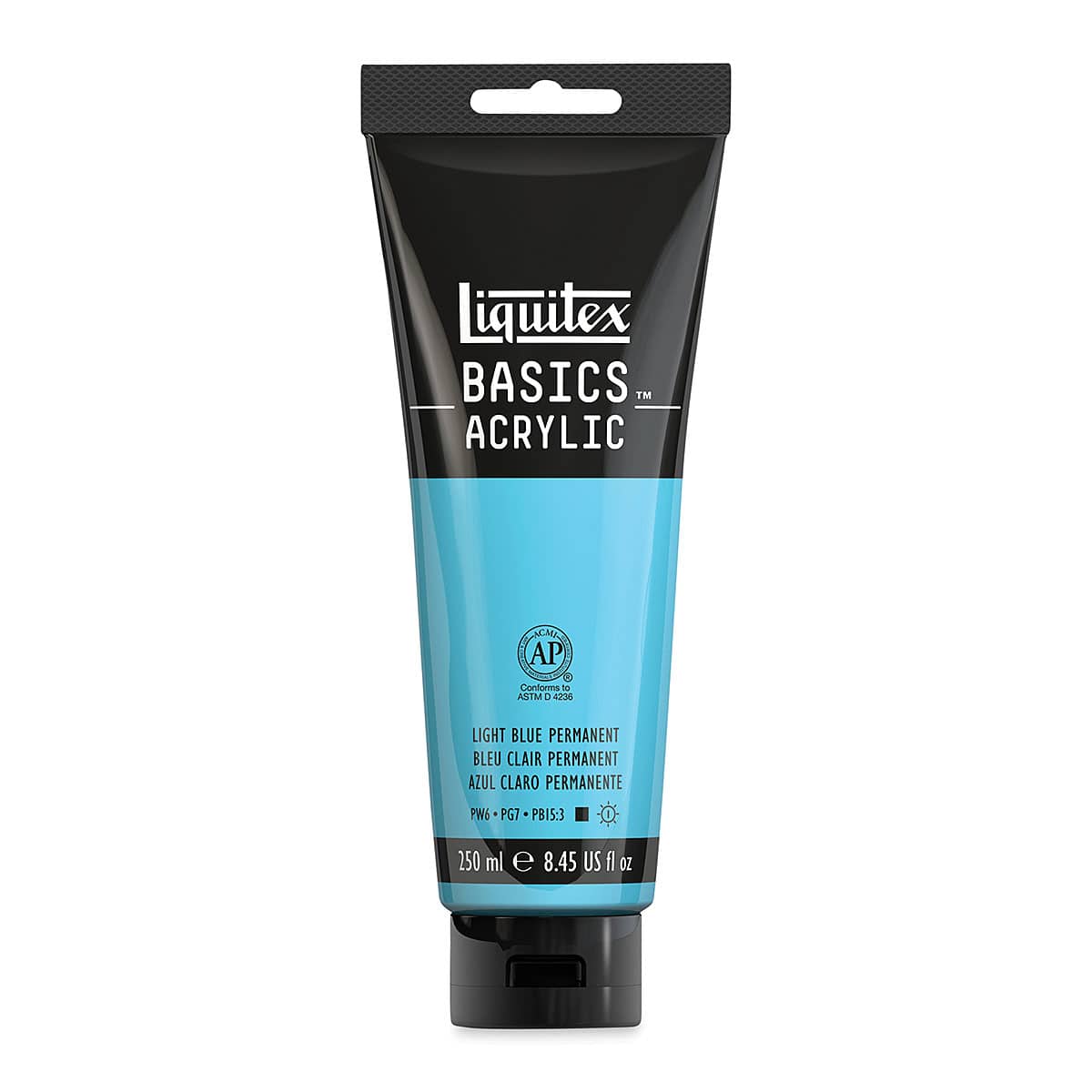 Liquitex Basics - Light Blue Permanent, 8.5 oz Tube