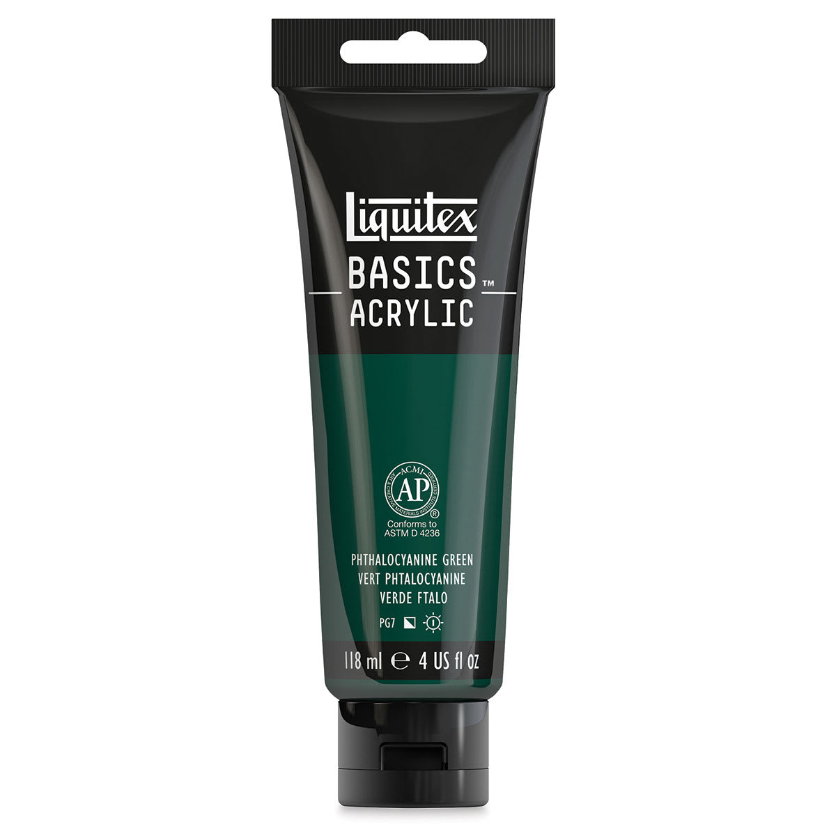 Liquitex Basics - Phthalo Green, 4 oz tube