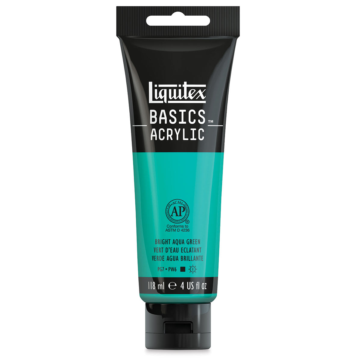 Liquitex Basics - Bright Aqua Green, 4 oz tube