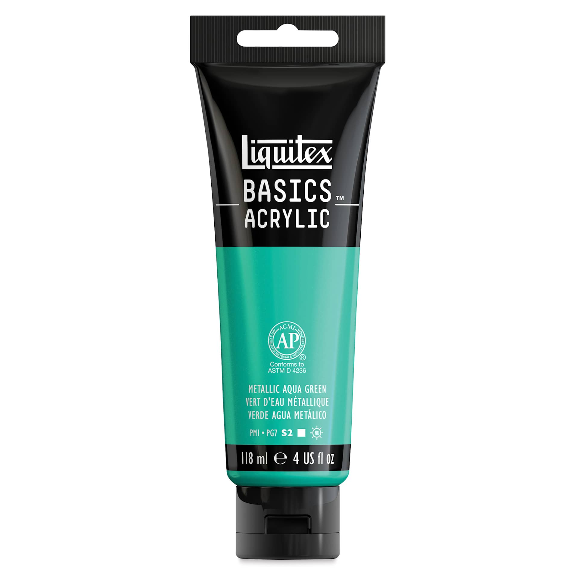 Liquitex Basics - Metallic Aqua Green, 118 ml