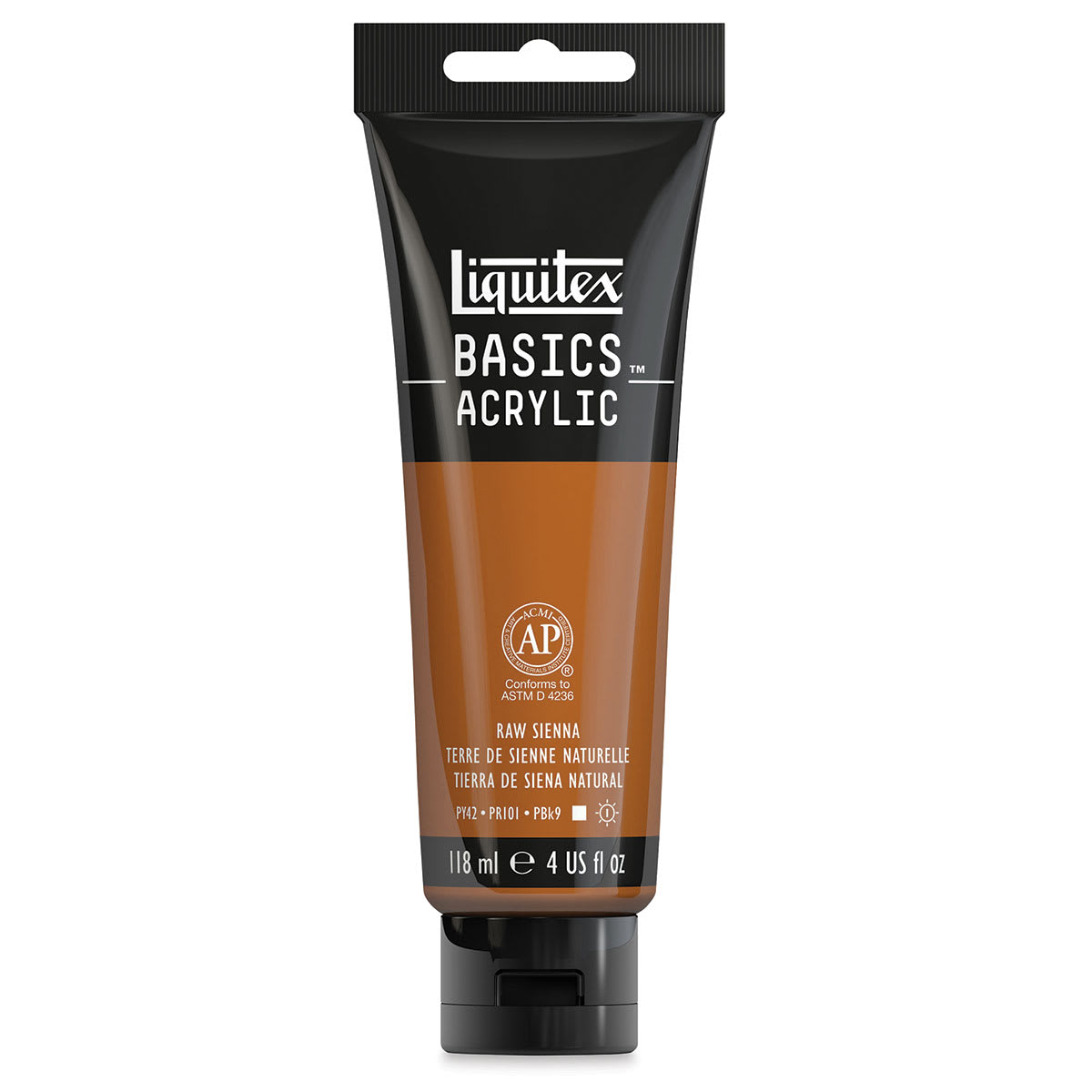 Liquitex Basics - Raw Sienna, 4 oz tube