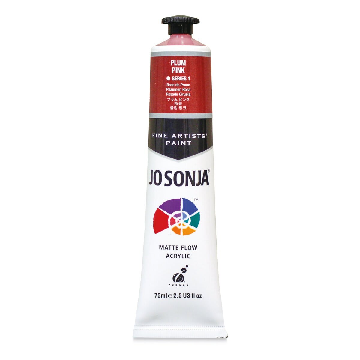 Jo Sonja's Artist Acrylic - Plum Pink, 2.5 oz tube