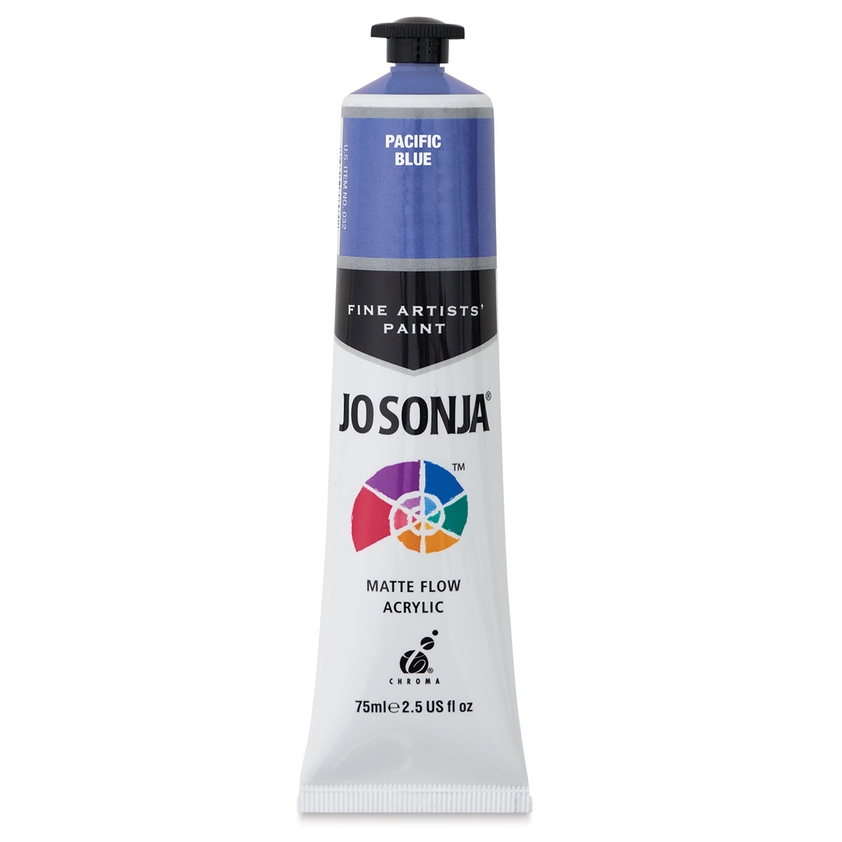 Jo Sonja's Artist Acrylic - Pacific Blue, 2.5 oz tube