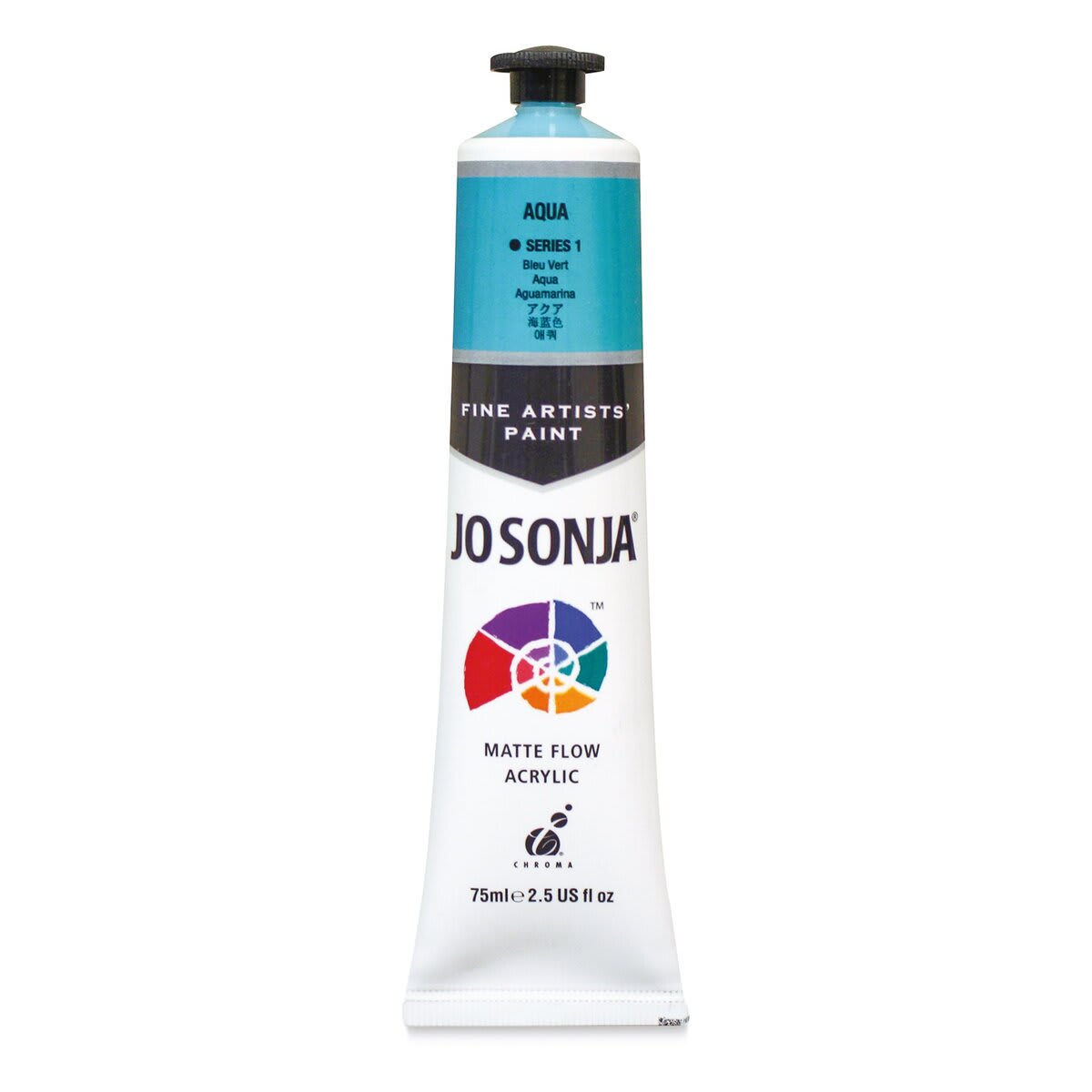 Jo Sonja's Artist Acrylic - Aqua, 2.5 oz tube