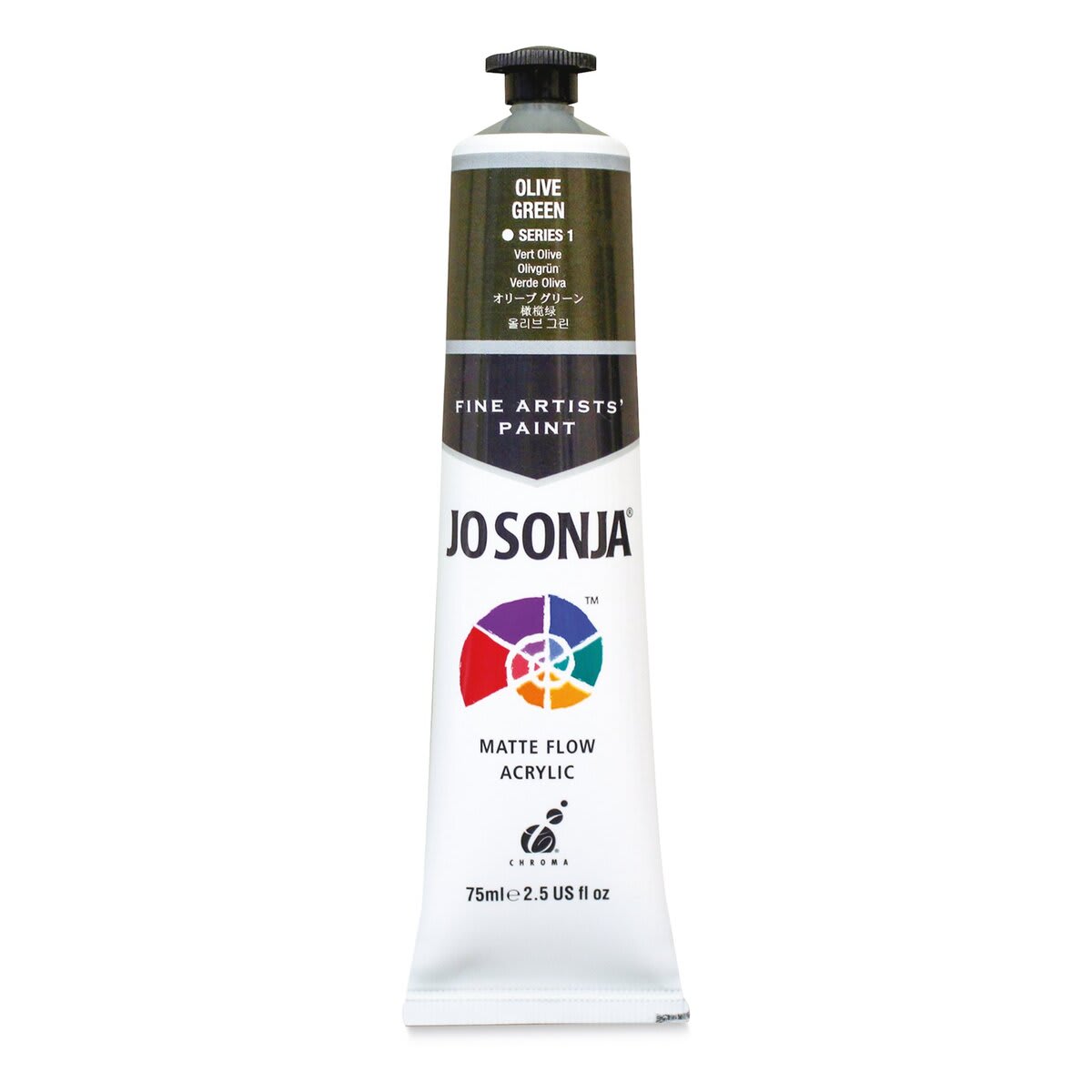 Jo Sonja's Artist Acrylic - Olive Green, 2.5 oz tube