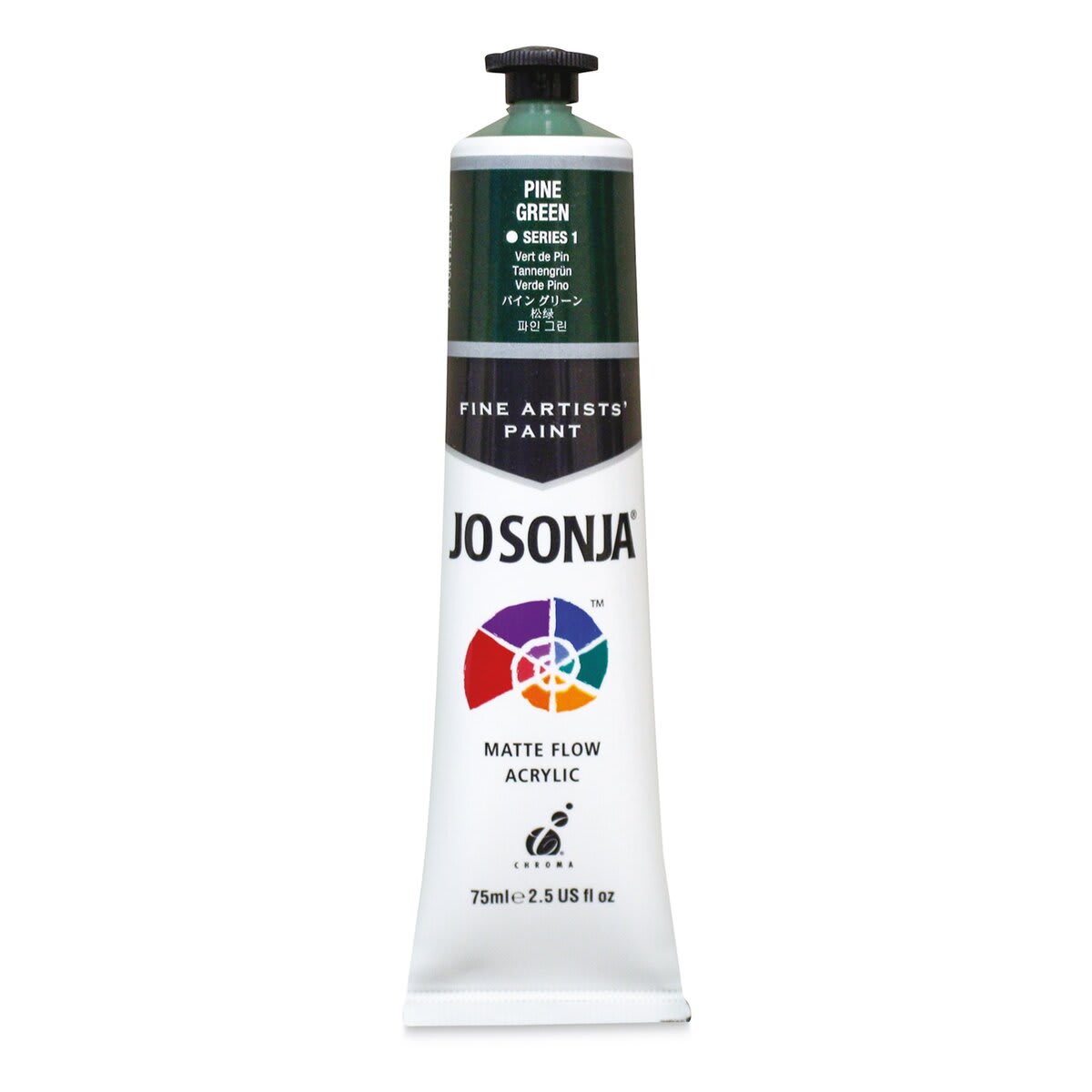 Jo Sonja's Artist Acrylic - Pine Green, 2.5 oz tube