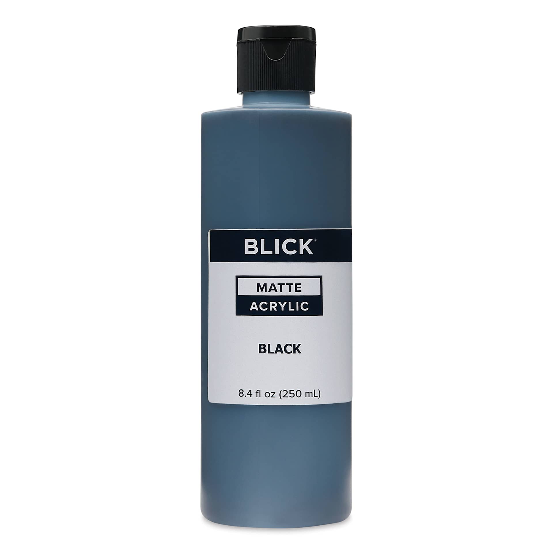 Blick Matte Acrylic - Black, 8 oz bottle Blick Matte Acrylic - Black, 8 oz bottle