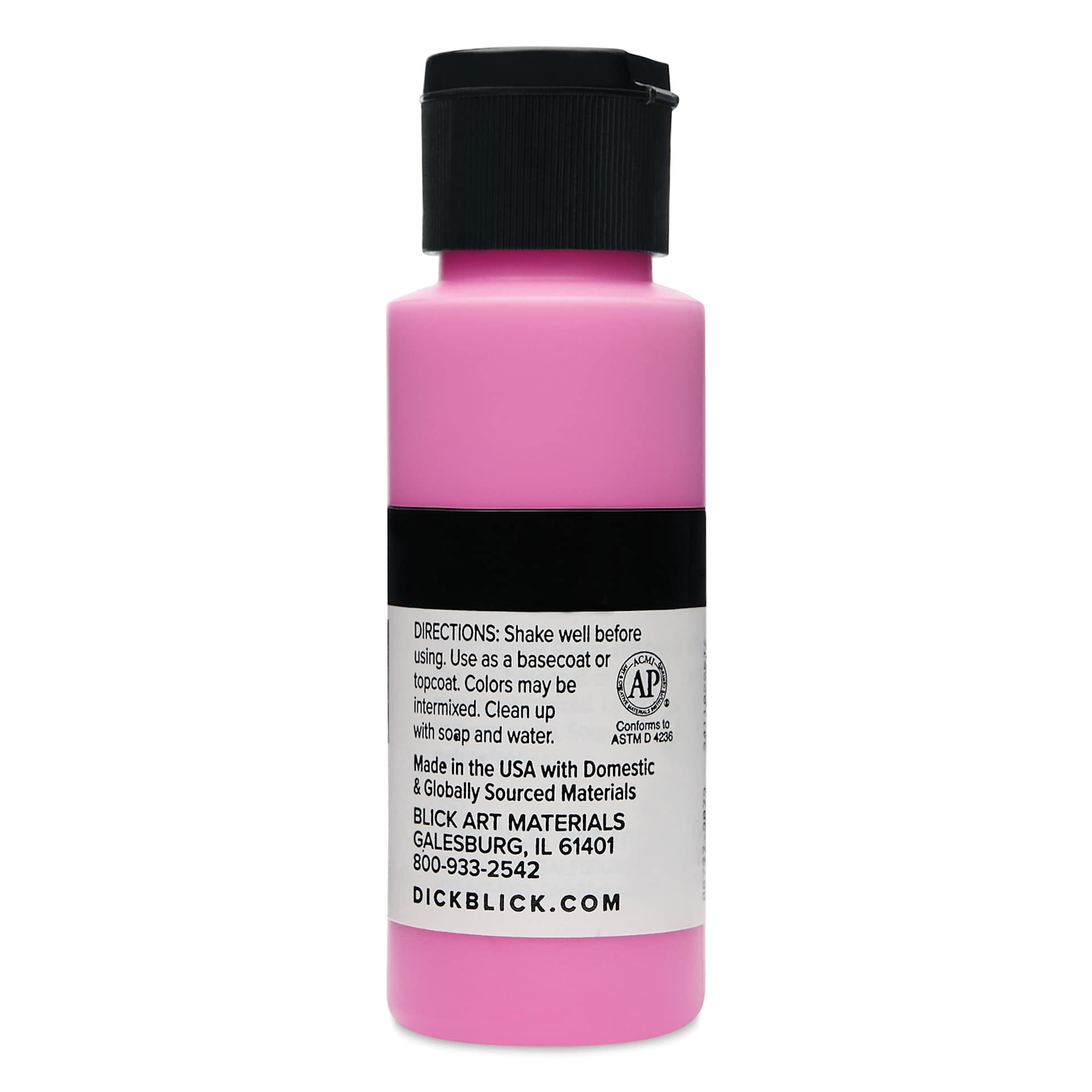 Blick Matte Acrylic - Pink Medium, 2 oz bottle