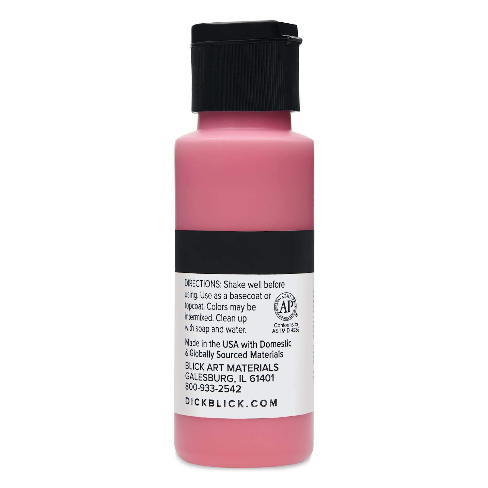 Blick Matte Acrylic - Red Medium, 2 oz bottle